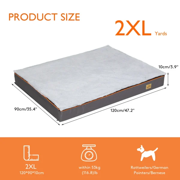 Orthopedic Dog Bed with Foam Support - Image 9