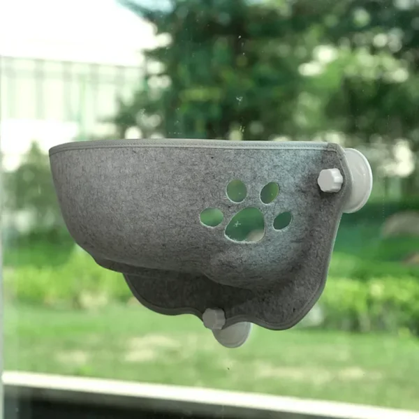 Cat Window Hammock – Suction-Mounted Sunny Perch Bed - Image 2