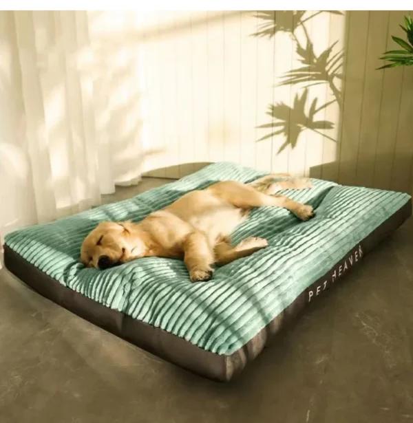Dog Sleeping Mat – Removable Corduroy Bed for All Sizes - Image 6