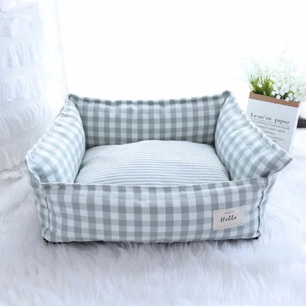 Pet Sleep Sofa Bed with Lattice Design - Image 6