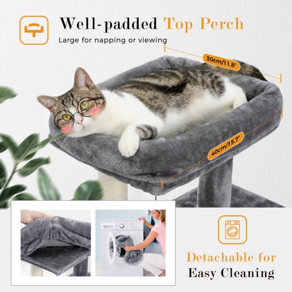 Cat Tower with Condos & Scratching Posts - Image 4