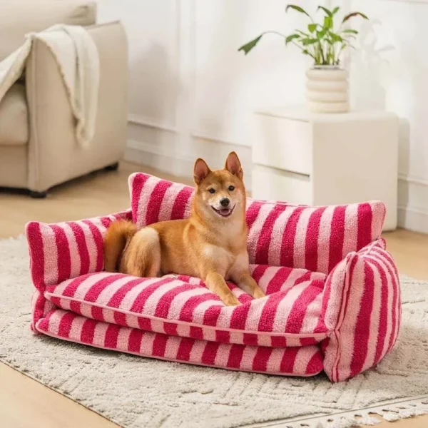 Cat Sofa Bed with Plush Cushion Nest - Image 2