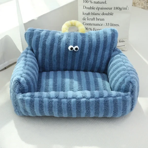 Cartoon Pet Sofa Bed with Moon Velvet - Image 13