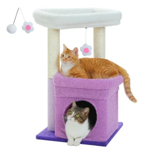 Small Cat Tree with Condo & Perch