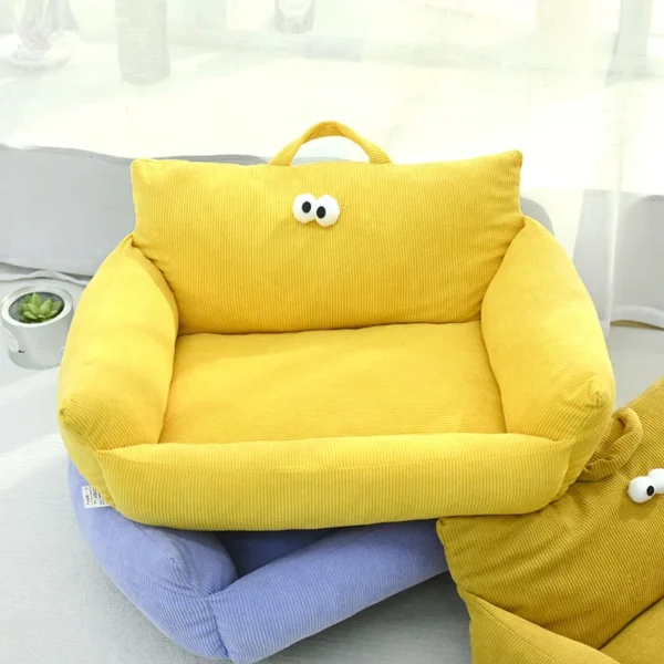 Cartoon Pet Sofa Bed with Moon Velvet - Image 6