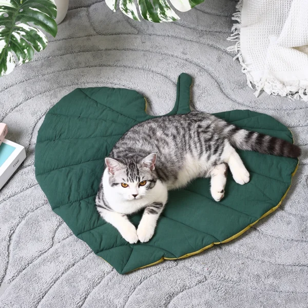 Leaf Cat Bed Double-Sided Mat - Image 3