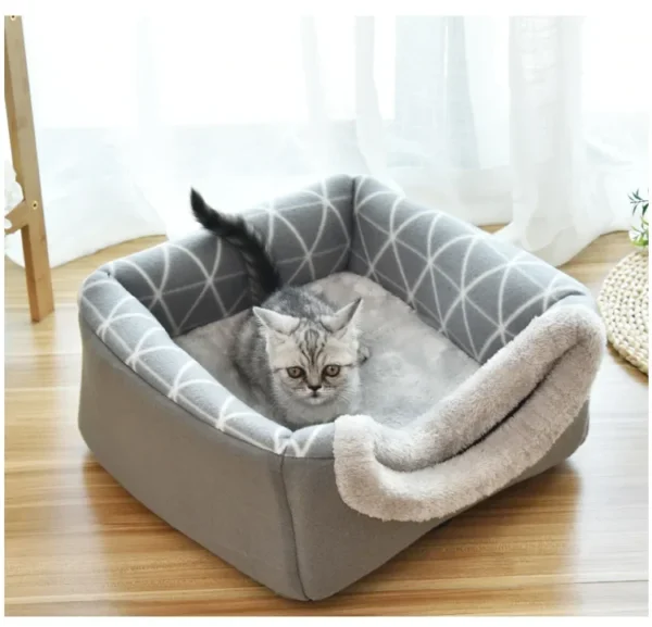 Closed Cat Bed – Space Box Style Pet House - Image 7