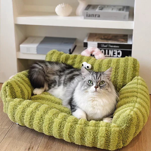 Cartoon Pet Sofa Bed with Moon Velvet - Image 14