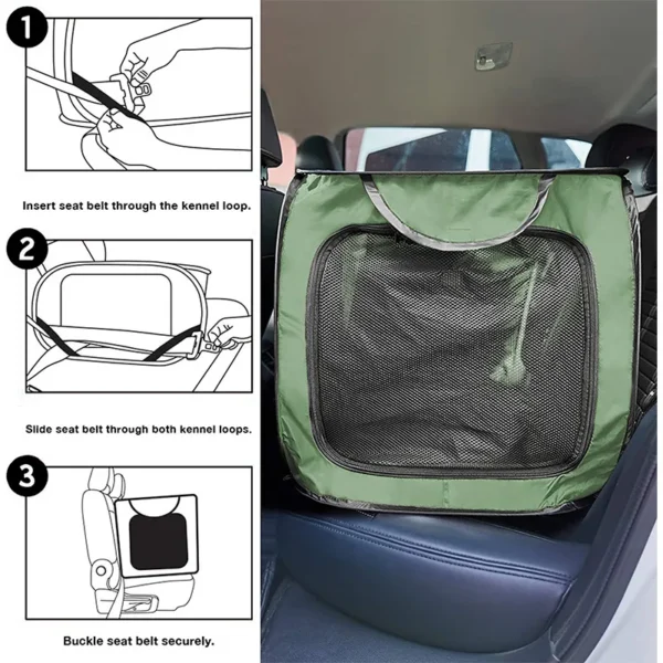 Pop Up Dog Kennel for Travel & Home Use - Image 9