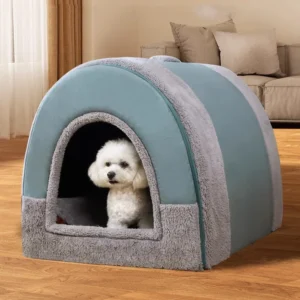 Large Dog House Bed – Washable Winter Nest Tent
