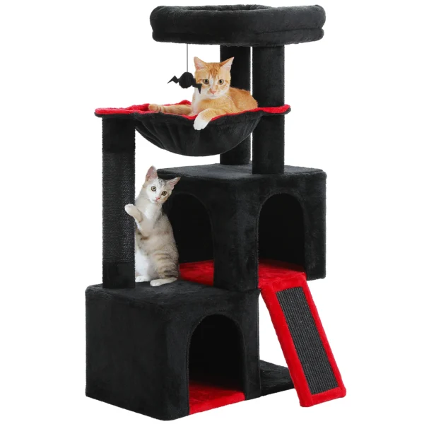 Multi-Level Cat Tree with Hammock & Condos - Image 6