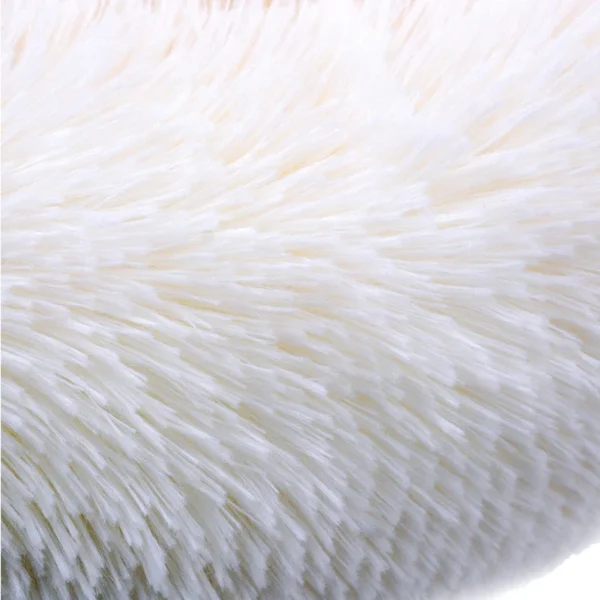 Plush Dog Bed with Raised Edges & Removable Pad - Image 5