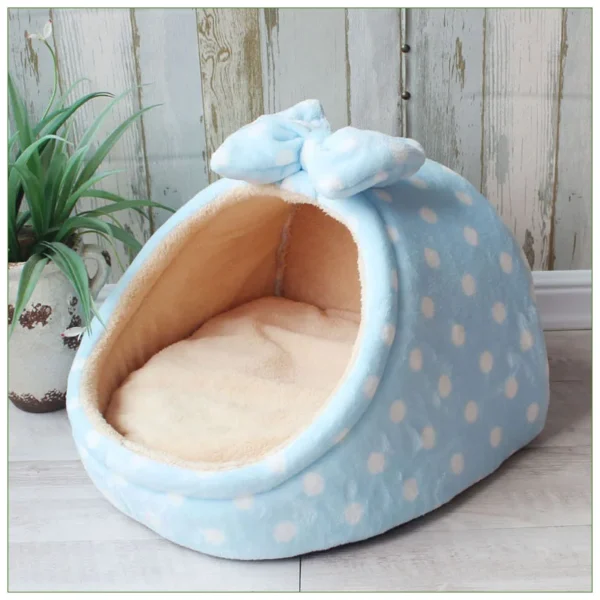 Warm Dog Bed with Soft Cushion Nest - Image 5