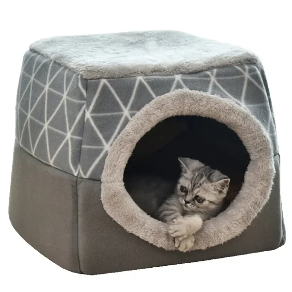 Closed Cat Bed – Space Box Style Pet House - Image 5