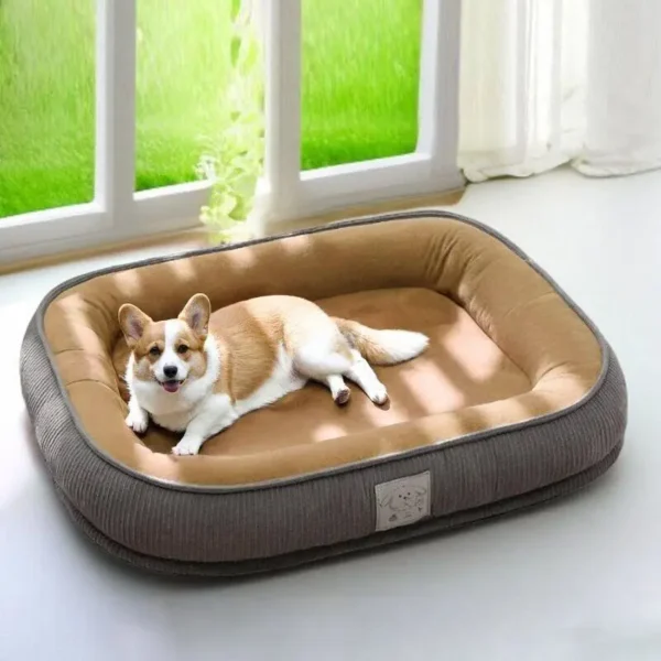 Washable Dog Bed with Removable Cover - Image 7