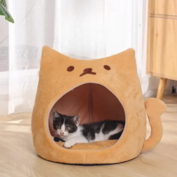 Cat House Bed with Tent-Style Design - Image 3