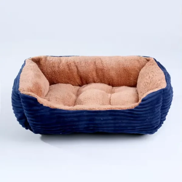 Square Dog Bed with Soft Velvet Surface - Image 11