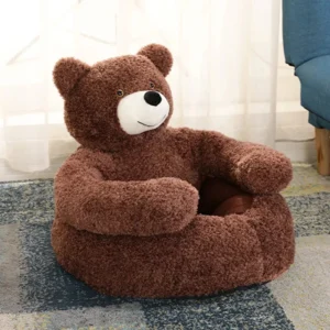 Bear Dog Bed – Plush Winter Nest for Pets