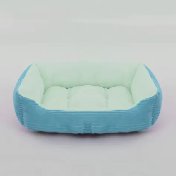 Square Dog Bed with Soft Velvet Surface - Image 4