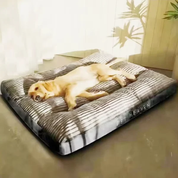 Dog Sleeping Mat – Removable Corduroy Bed for All Sizes - Image 5