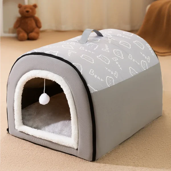 Warm Dog House with Detachable Cover - Image 6