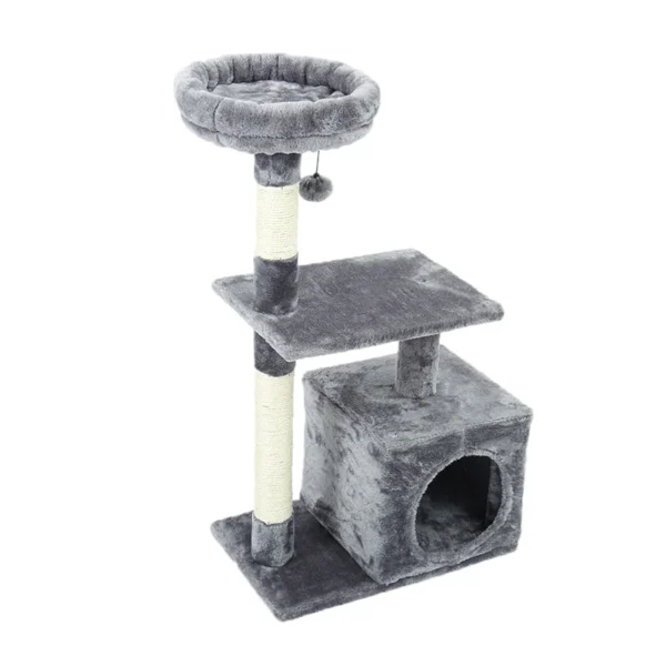 Small Cat Tower for Kittens with Condo & Scratcher - Image 9