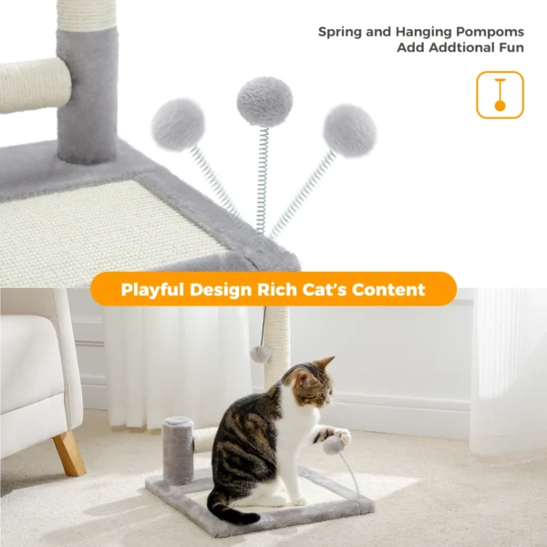 Cat Scratching Post Pad with Play Ball - Image 3