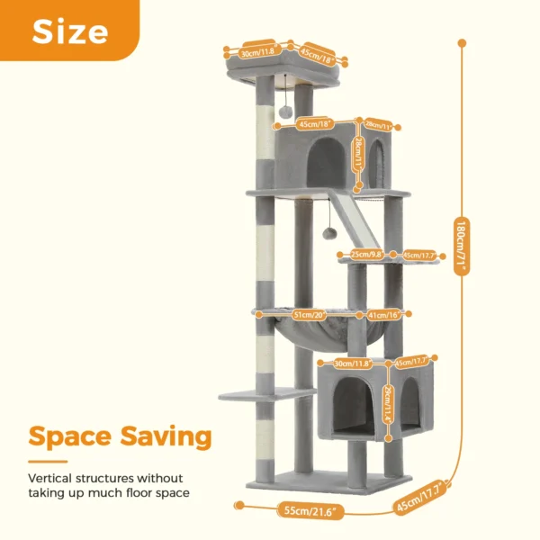 Cactus Cat Tower for Large Indoor Cats - Image 4