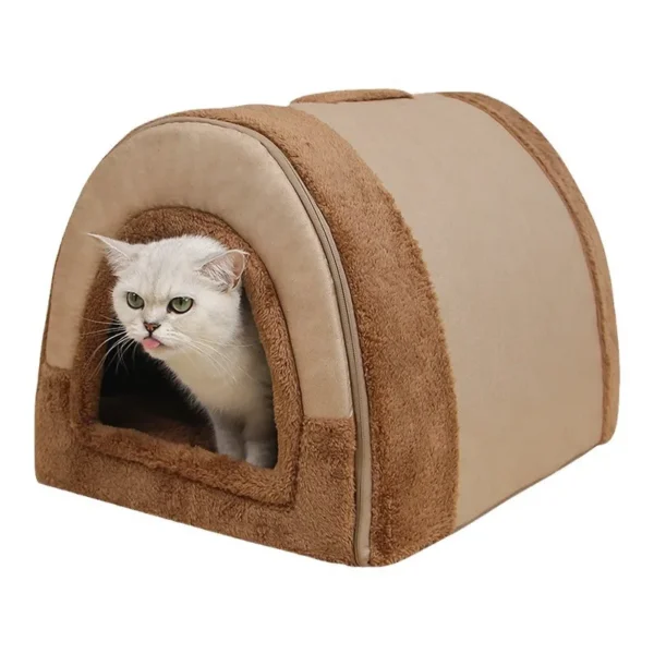 Large Dog House Bed – Washable Winter Nest Tent - Image 3