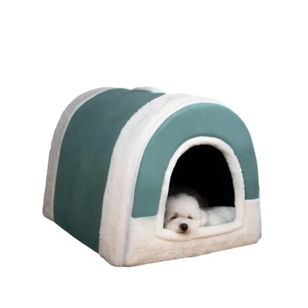 Large Dog House Bed – Washable Winter Nest Tent - Image 6
