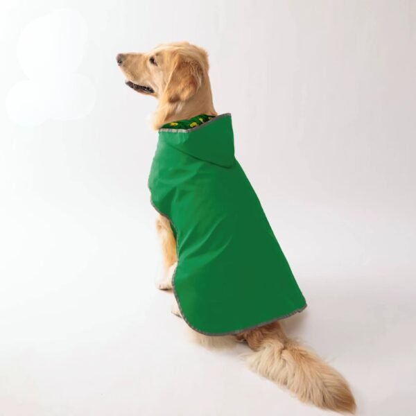 Dog Raincoat Double-Layer Yellow Jacket - Image 4