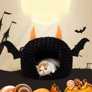 Halloween Cat Bed – Little Devil's Nest House