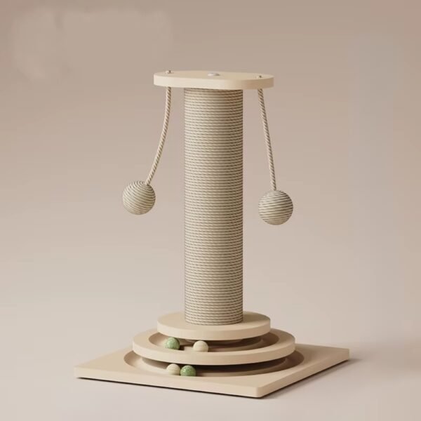 Cat Turntable Toy with Scratching Post - Image 3