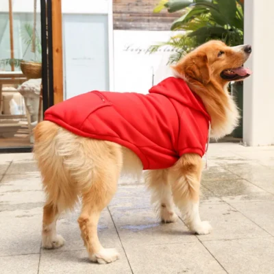 Hooded Large Dog Clothes