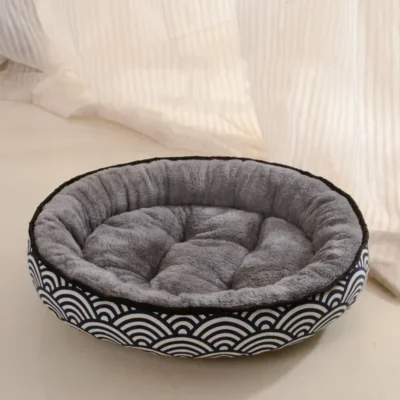 Double-Sided Donut Dog Bed