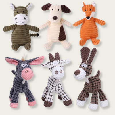 Corduroy Indestructible Dog Toys