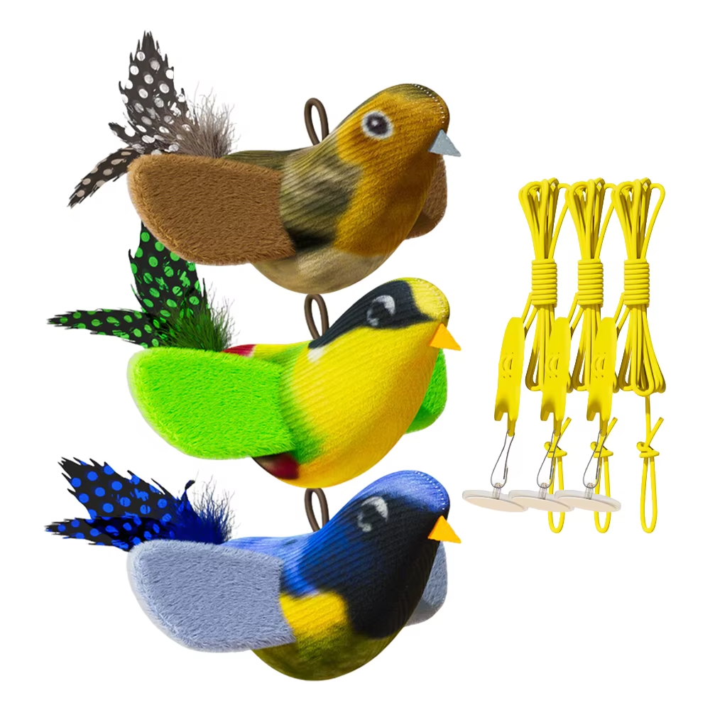 Flying Bird Stimulating Cat Toy