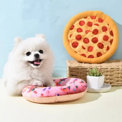 Pizza Indestructible Dog Toy