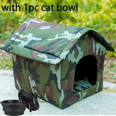 L house with bowl