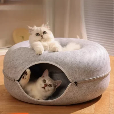 cat tunnel bed