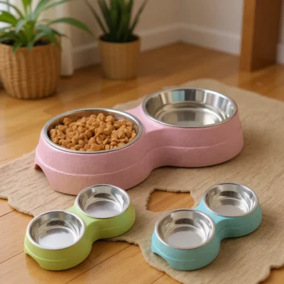Dual Dog Bowls
