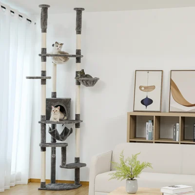 floor to ceiling cat tree