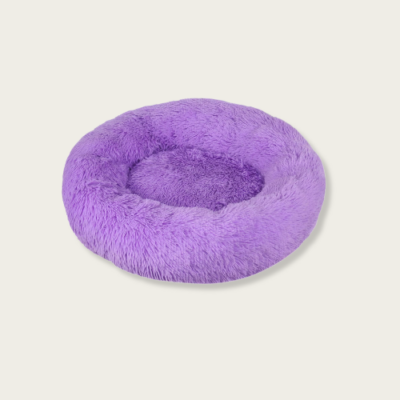 Detachable & Washable Plush Donut Dog Bed, Cat Bed