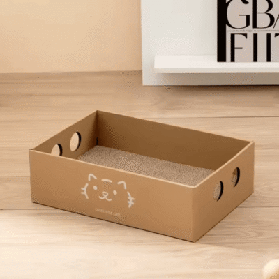 Cardboard Cat Scratcher Box