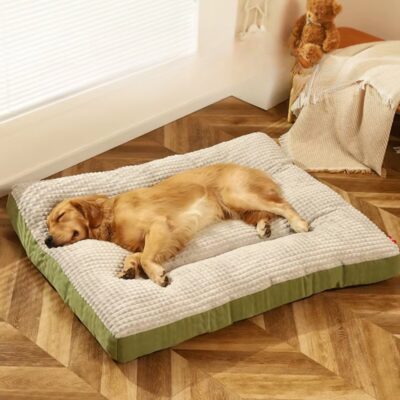 fleece dog bed