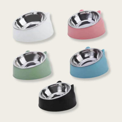 Tilted Dog Bowls
