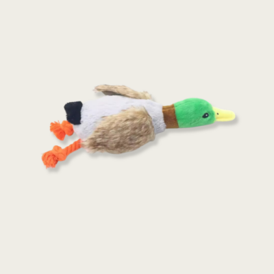 Plush Duck Indestructible Dog Toy