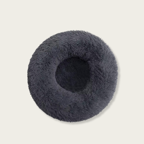 Detachable & Washable Plush Donut Dog Bed, Cat Bed - Image 6